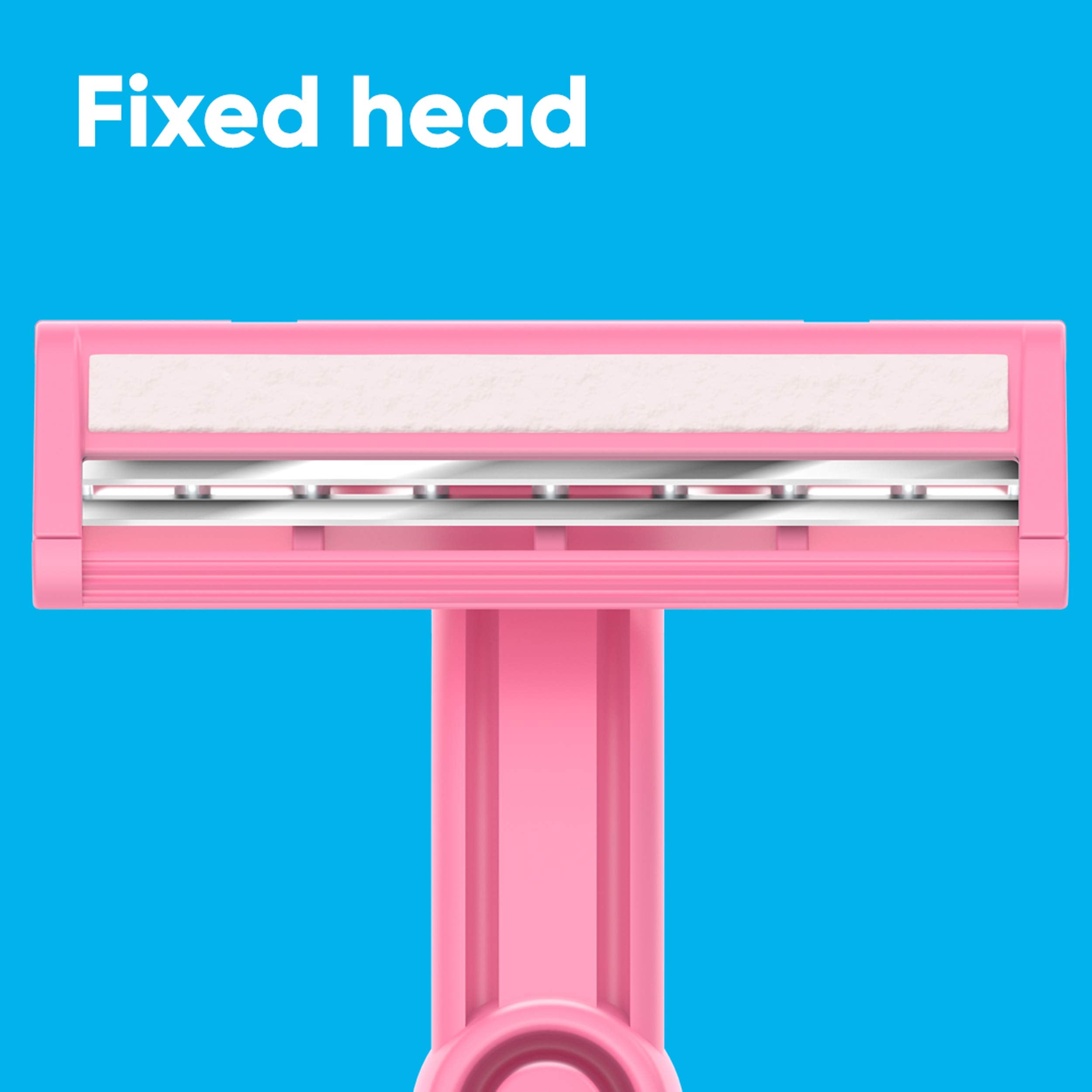 Close-up of Daisy Classic blades designed for a smooth glide.