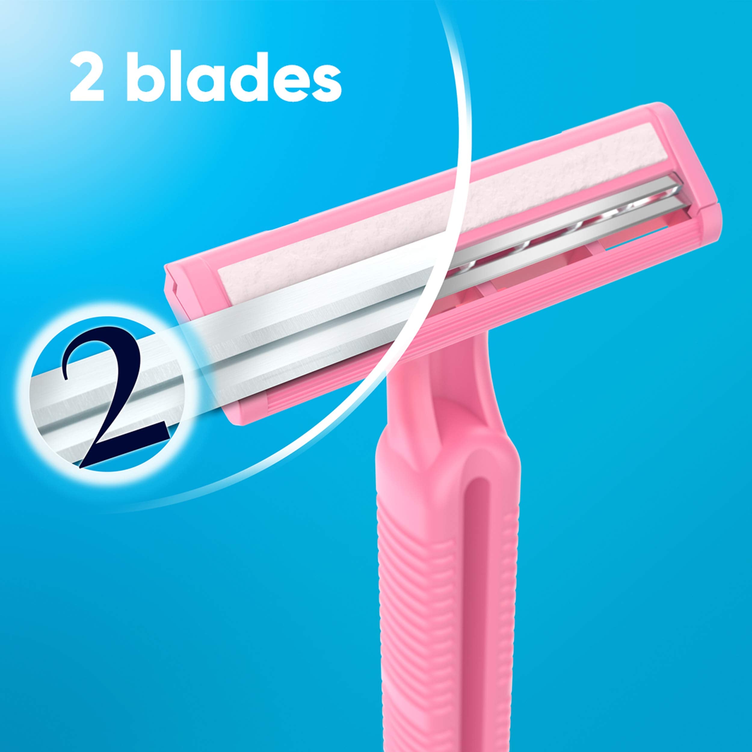 Comfort handle for a secure grip in the shower.