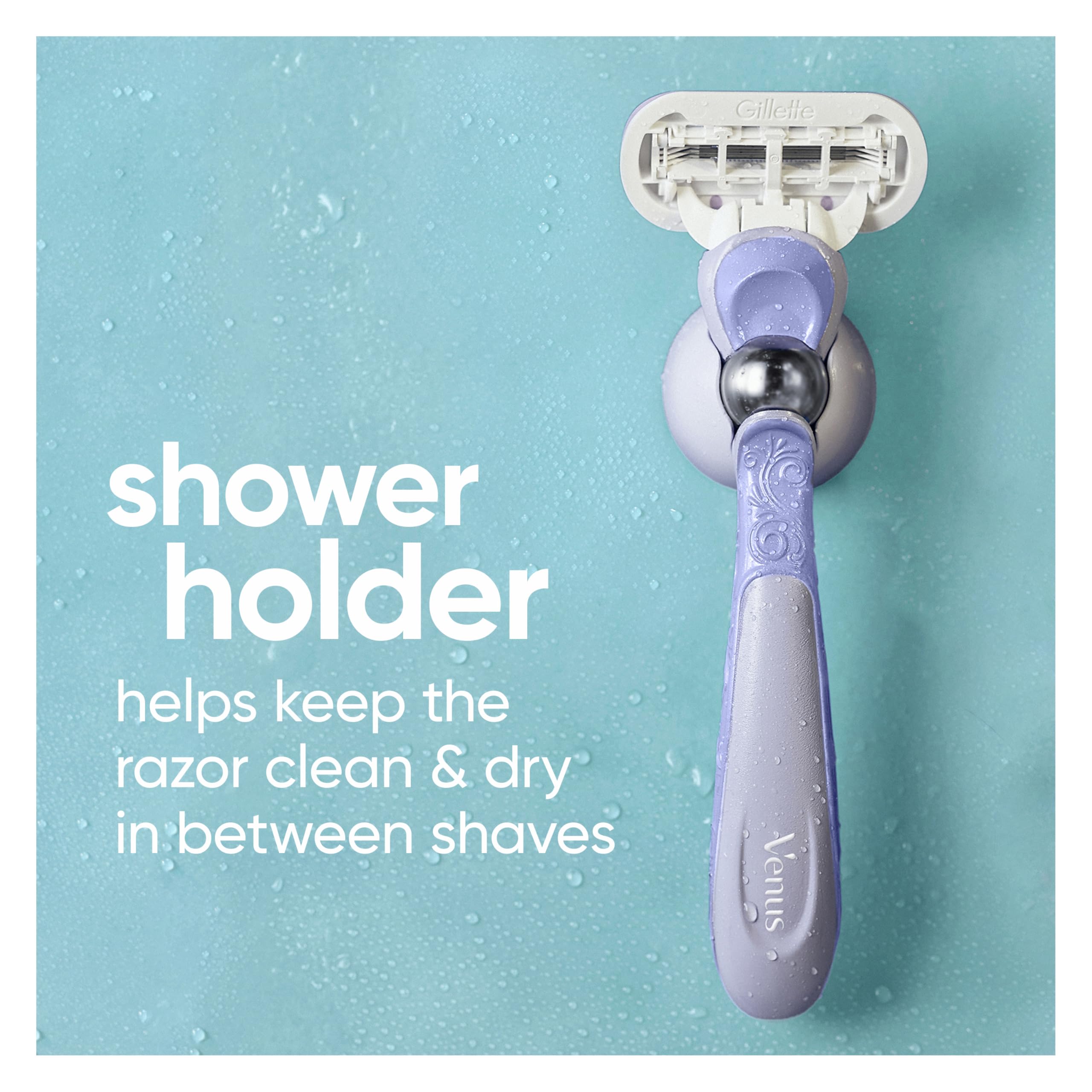 Gillette Venus Deluxe moisture ribbon protects skin during shaving