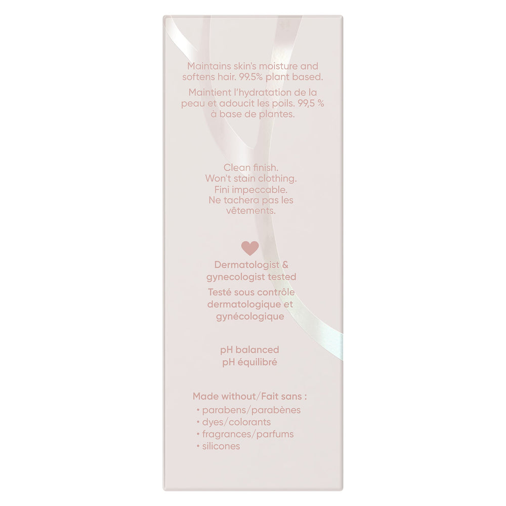 Dermatologist- and gynecologist-tested seal beside Gillette Venus