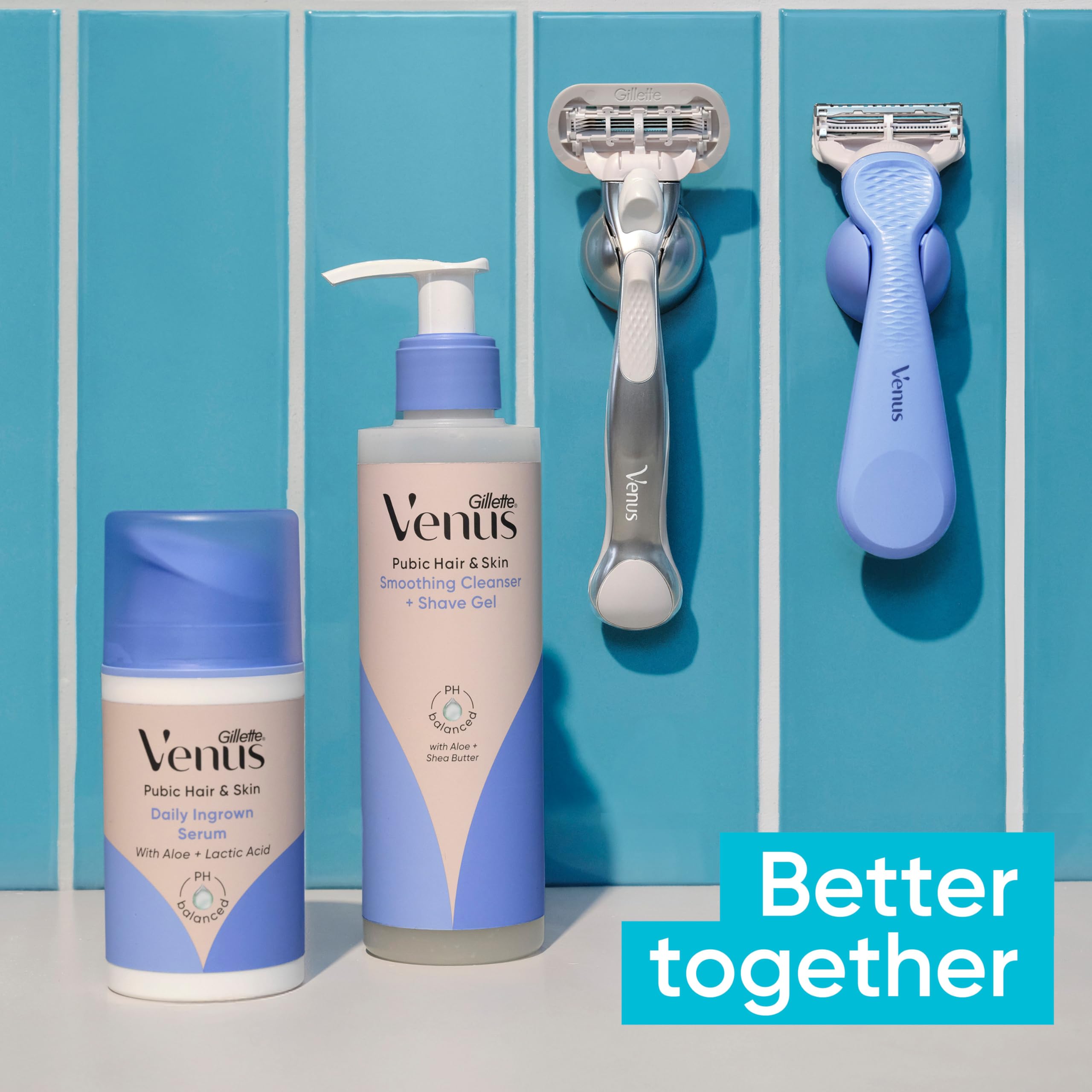 Gillette Venus Small Razor Head, small-head-for-tricky-areas focus on hard-to-reach zones.