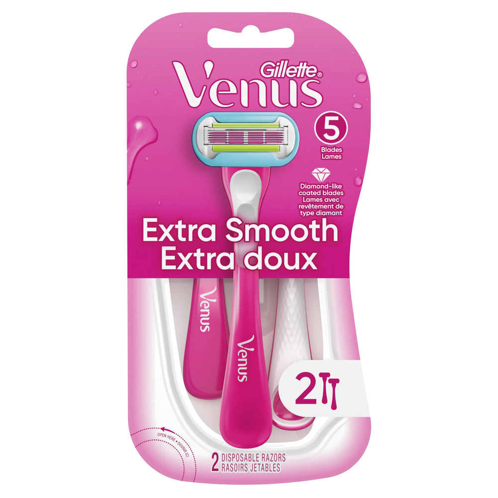 Skin protection feature of Gillette Venus Extra Smooth Green during use
