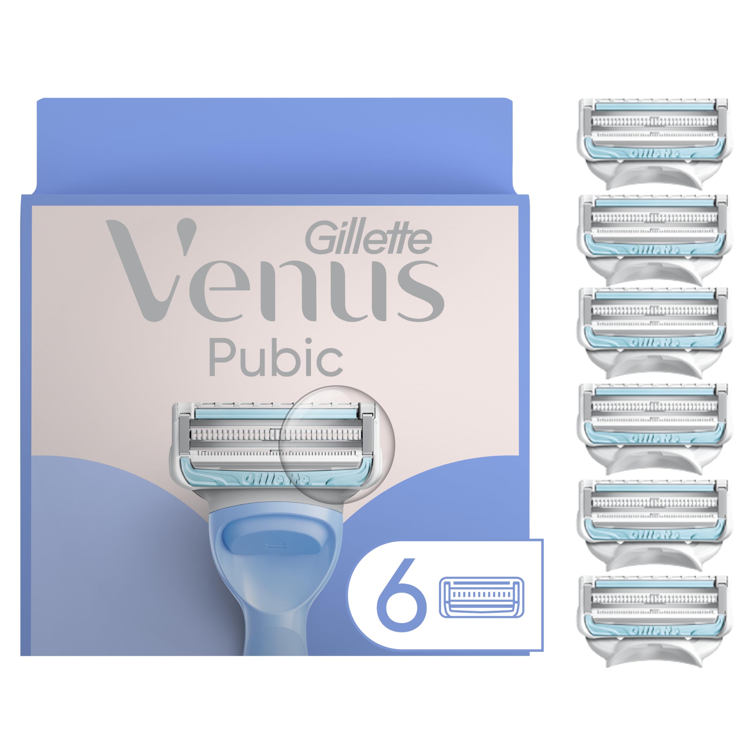 Gillette Venus Intimate Razor with Irritation Defense Bar for a smoother shave.