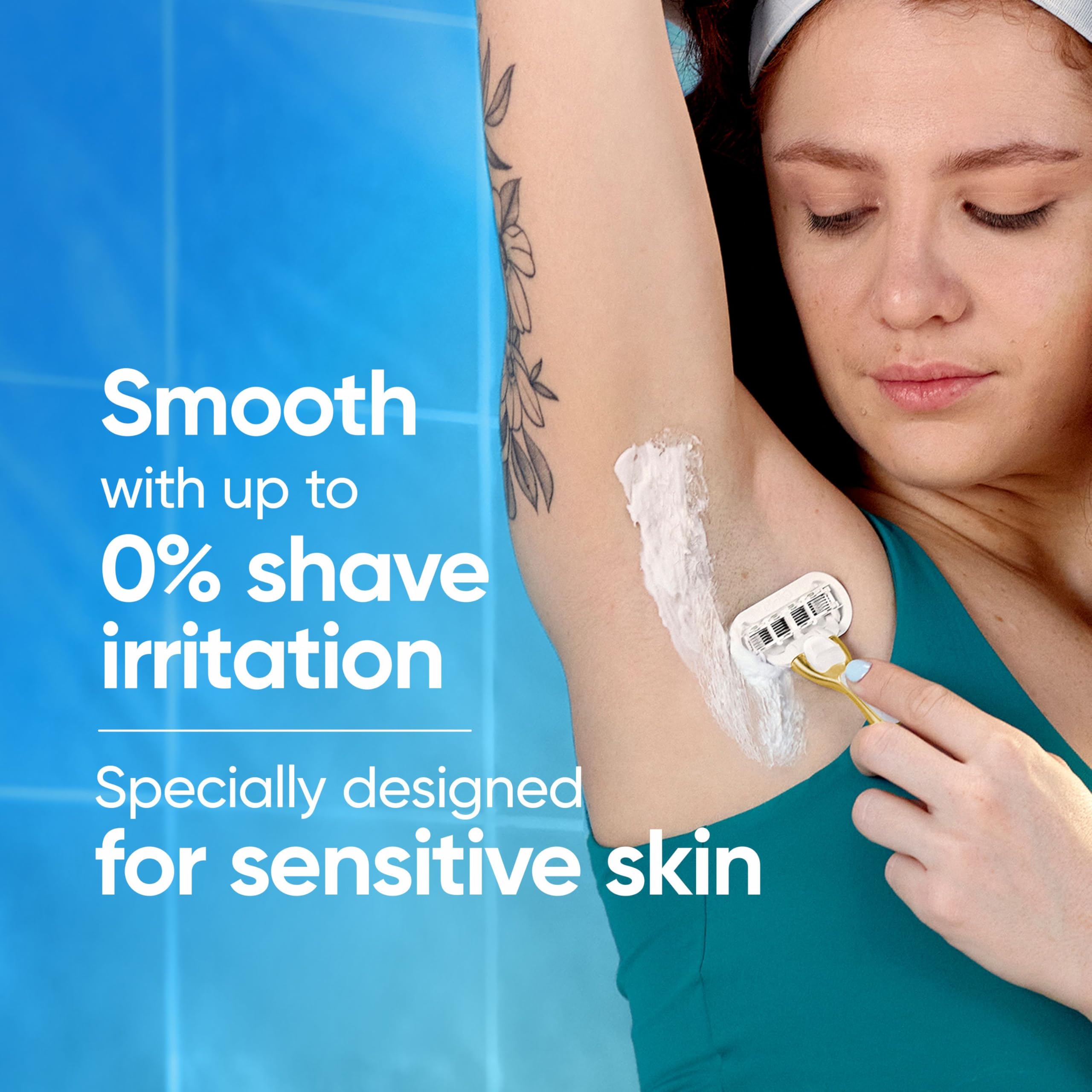 Lubrication strip infused with aloe for gentle skin protection