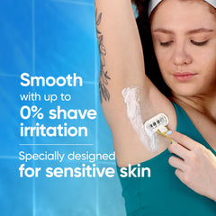 Lubrication strip infused with aloe for gentle skin protection