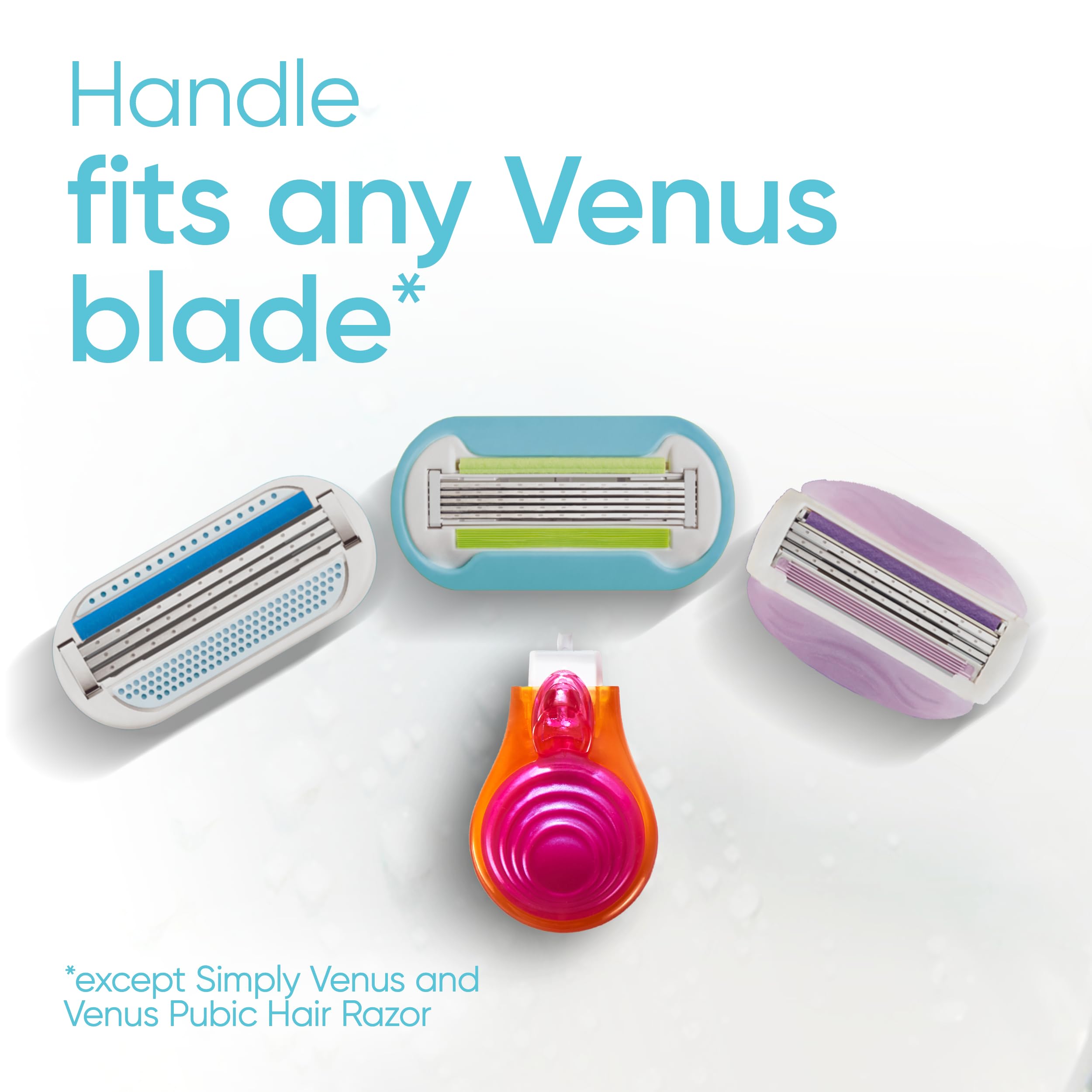 Gillette Venus lubrication strip with avocado oil provides effortless glide