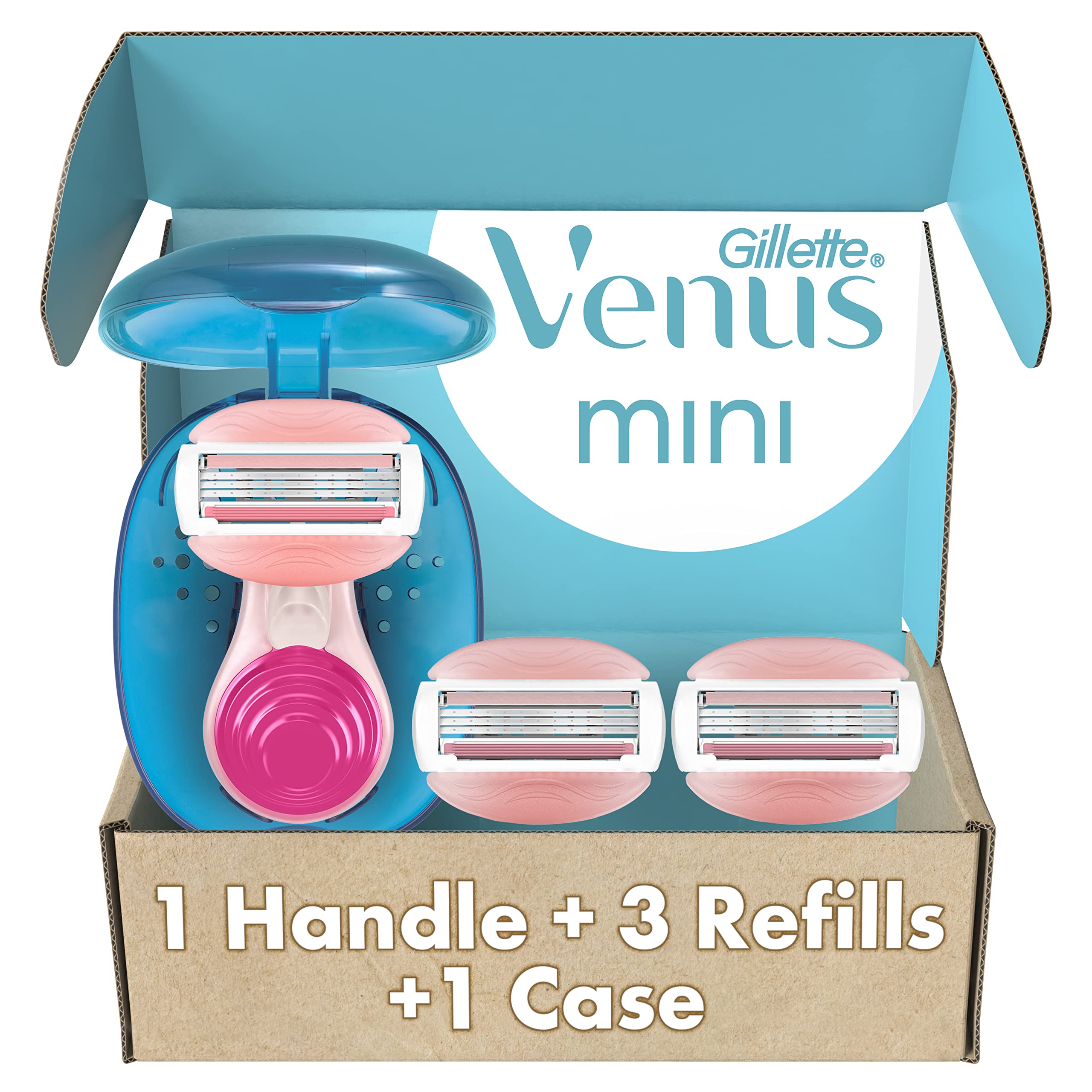 Gillette Venus Mini ComfortGlide handle for easy on-the-go shaving