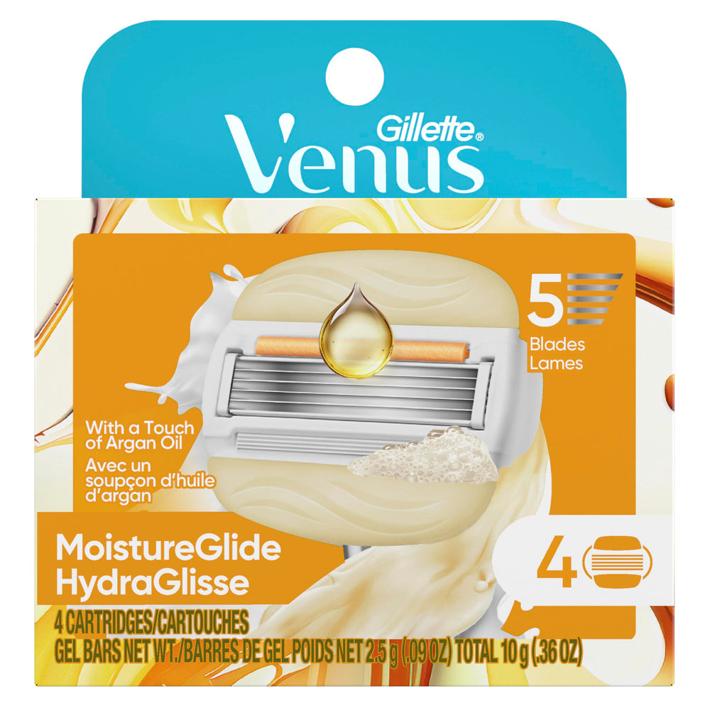Gillette Venus MoistureGlide holiday gift pack close-up