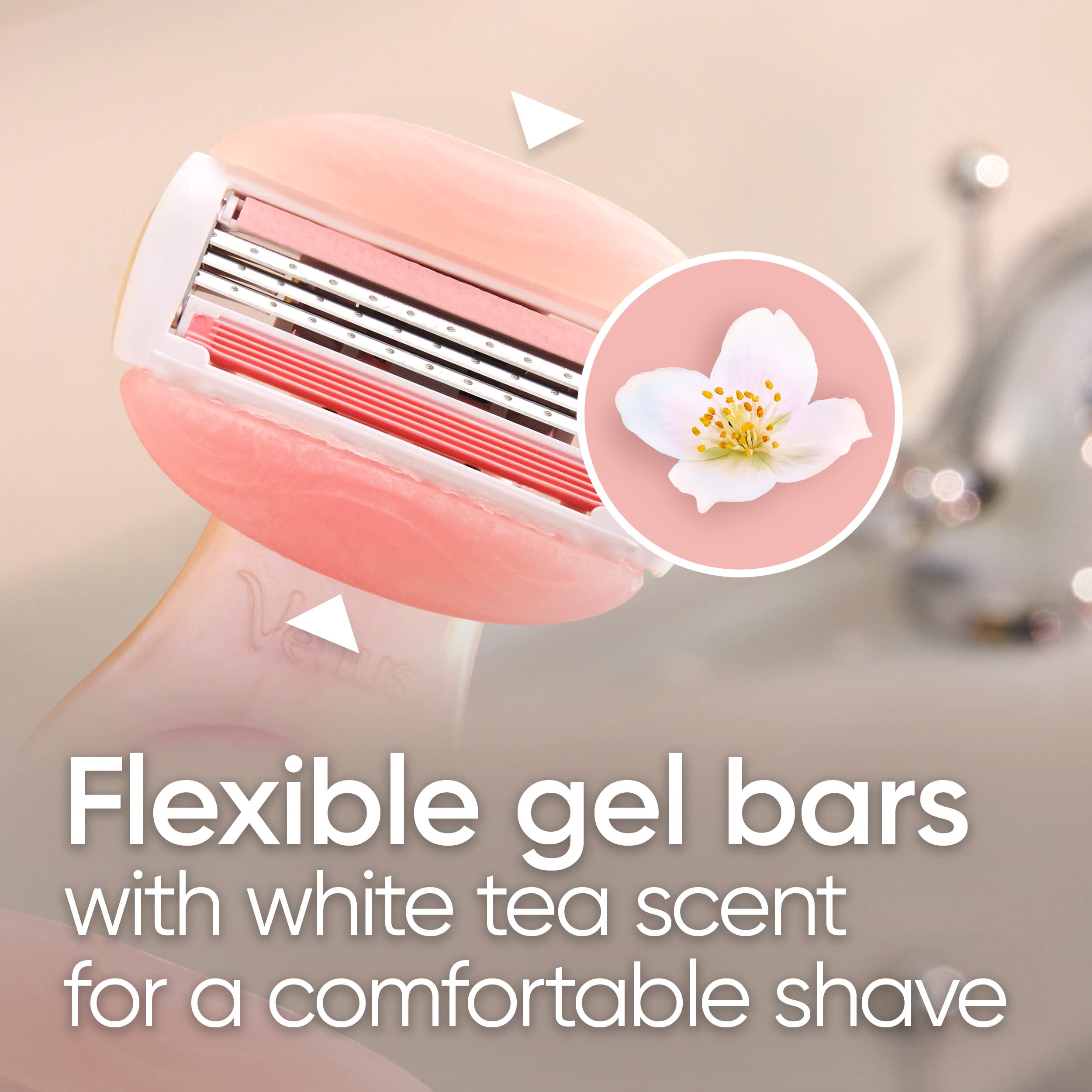 Gillette Venus pivoting-head design hugs curves for precise shaving