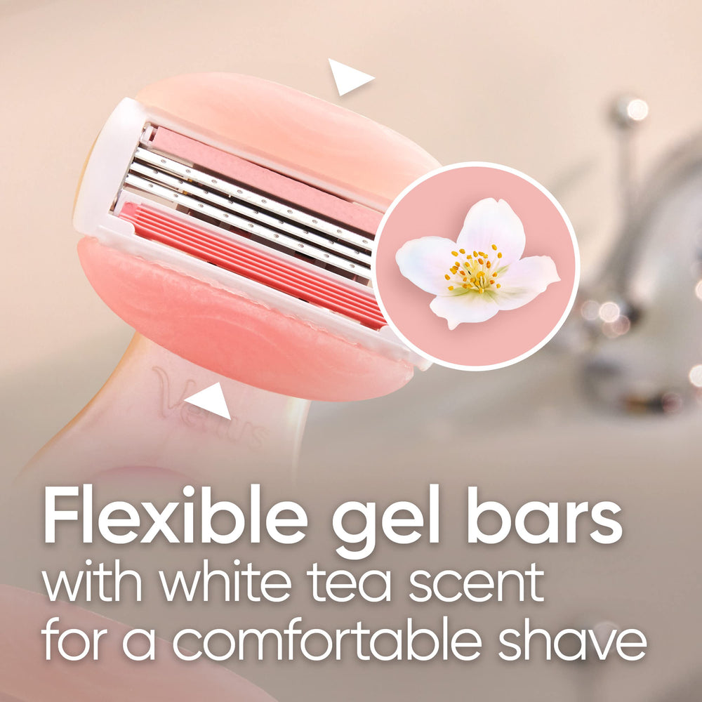 Gillette Venus pivoting-head design hugs curves for precise shaving