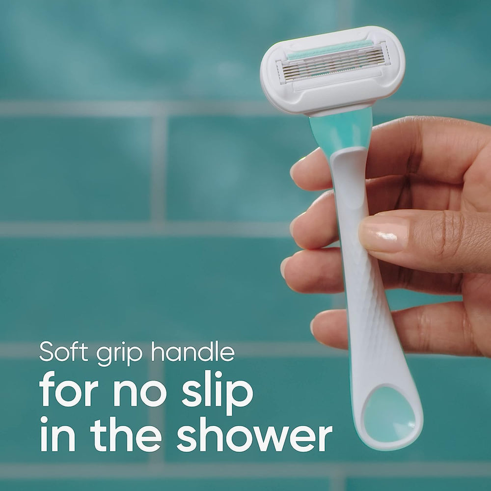 Gillette Venus moisture ribbon visible for a smoother glide.