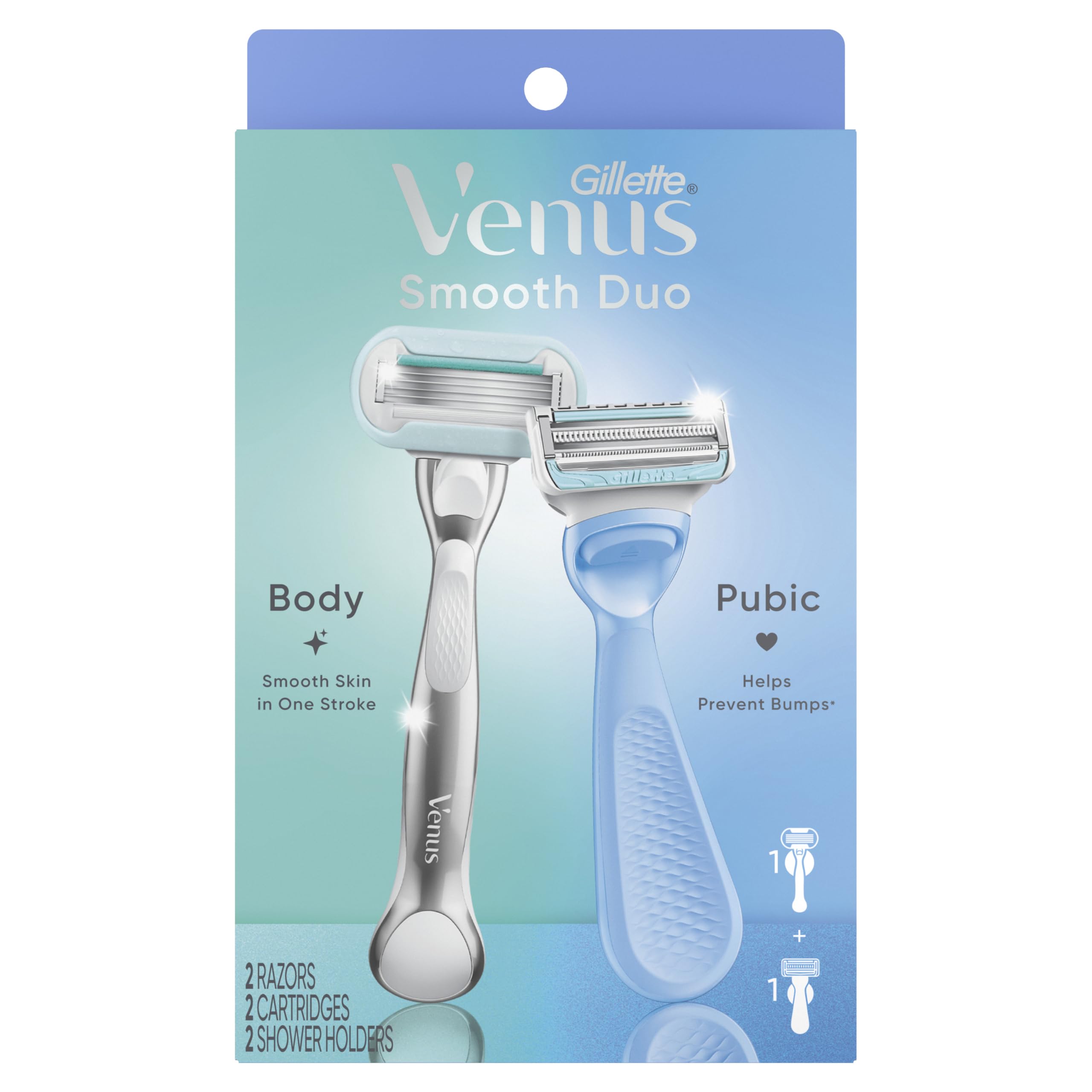 Gillette Venus Refill Blades 30 Days, refill-blades-30-days focus for longer use.