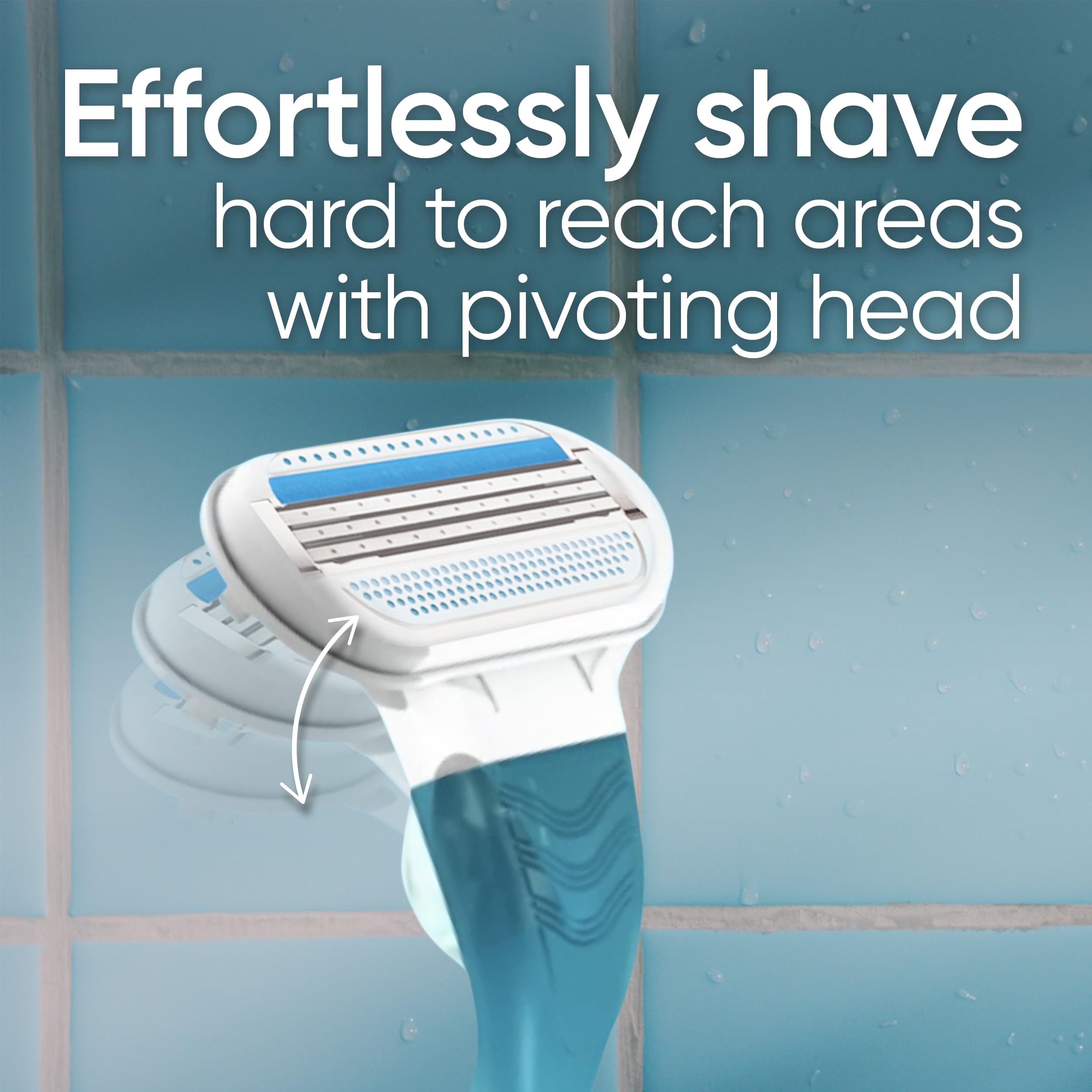 Gillette Venus Refill Pack showing multiple blade refills for easy replacement.