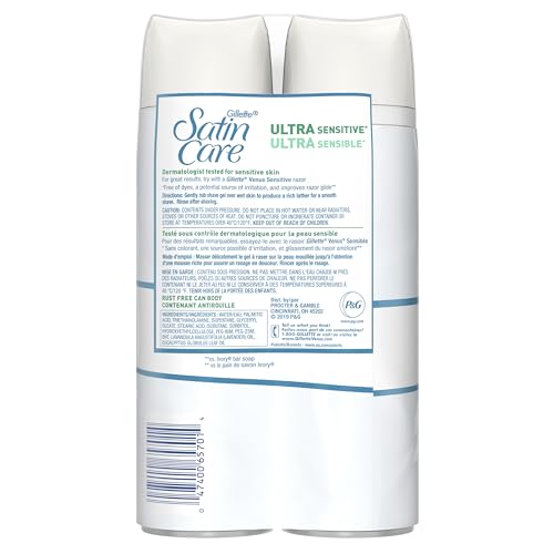 Dermatologist-tested Satin Care Ultra Sensitive for sensitive skin
