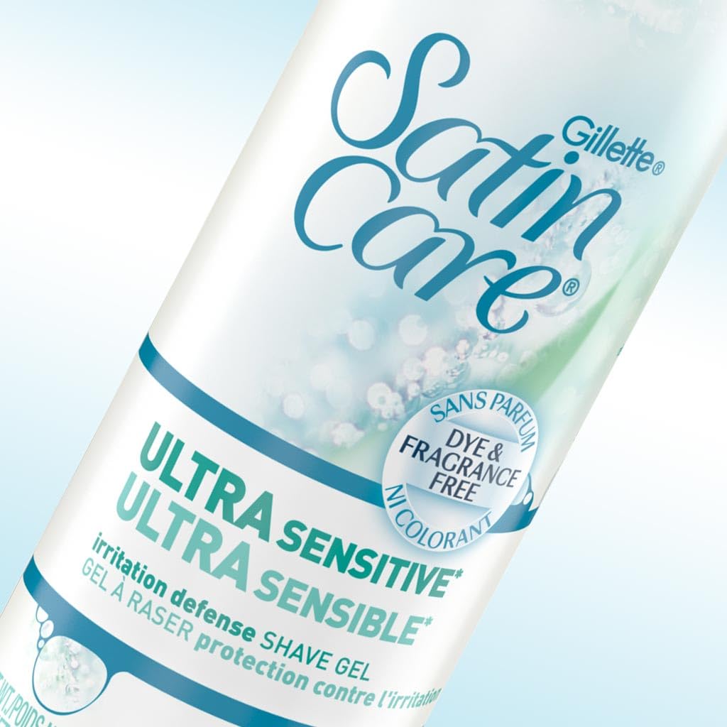 Gel lathers to provide smooth razor glide and protection