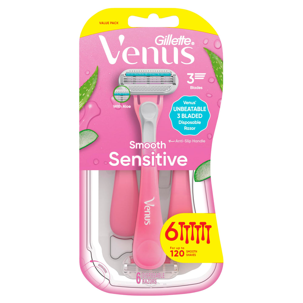Gillette Venus Sensitive durable design suggests up to a month of shaves.