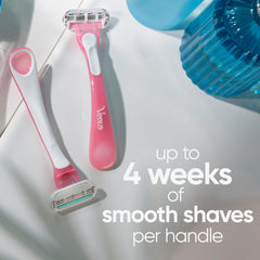 Moisture Rich Strip shown on Gillette Venus Sensitive for extra glide.