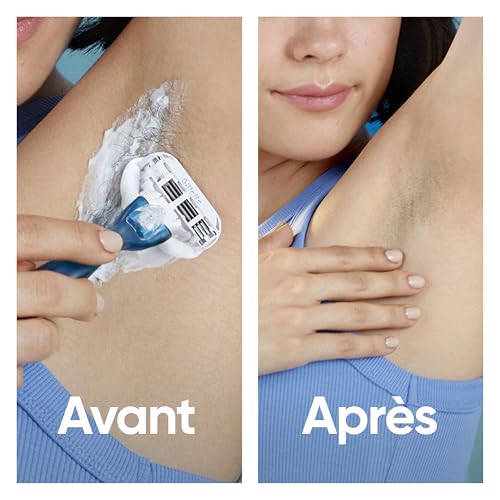 Gillette Venus smooth shave experience with protective cushions.