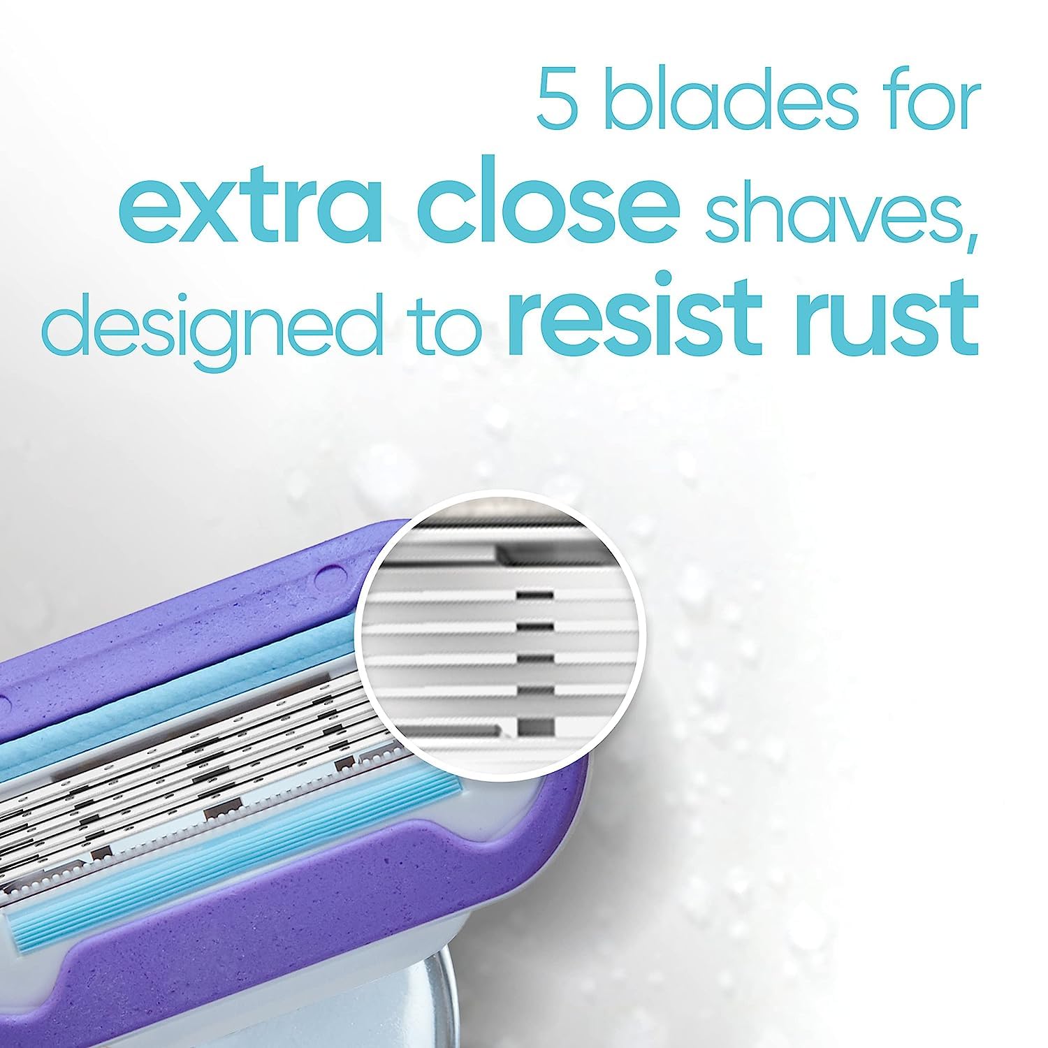 Gillette Venus Swirl pivoting head for reach and precision