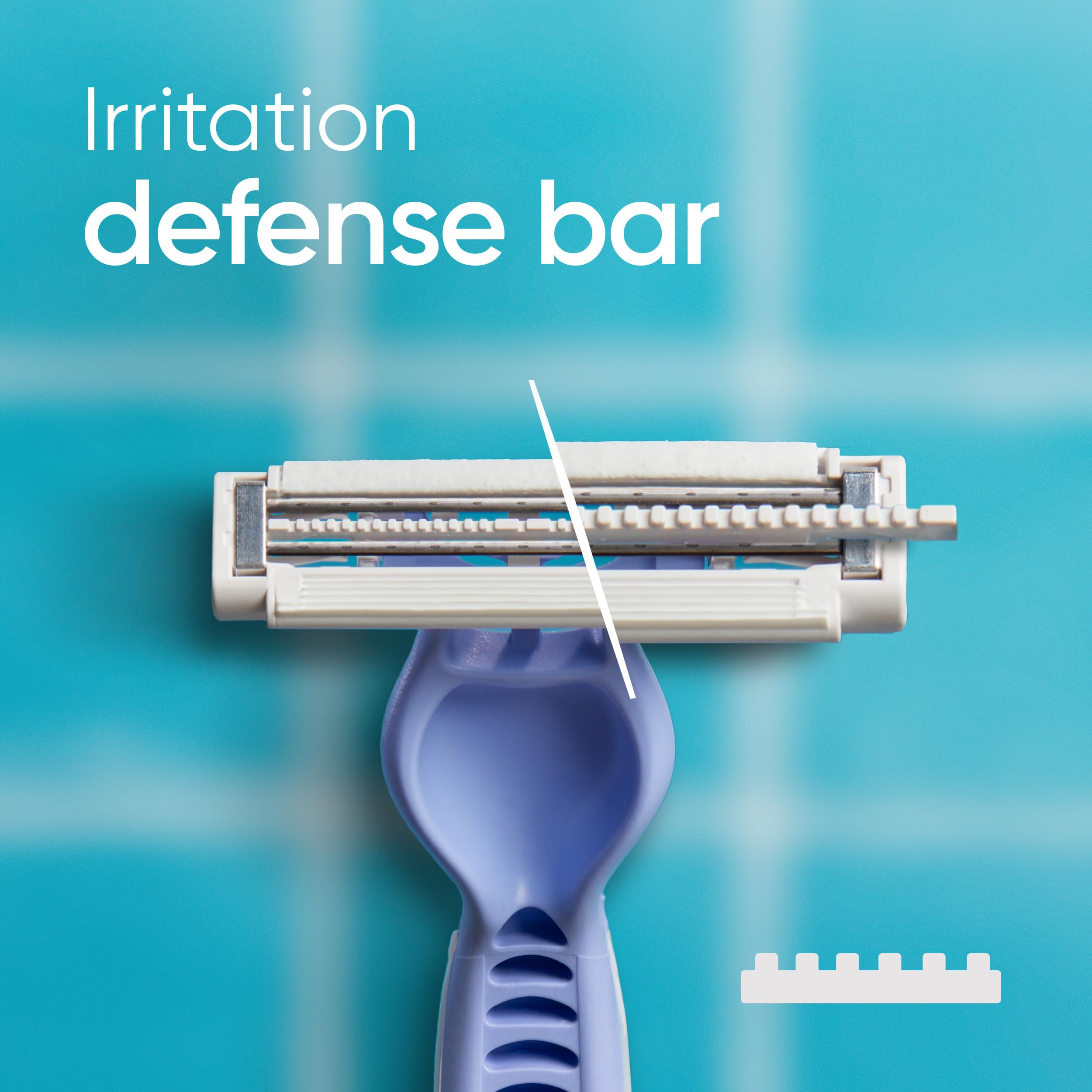 Gillette Venus two-in-one cleanser and shave gel provides glide during shaving.