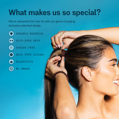Ajuste firme para pelo grueso con GIMME Beauty, ideal para peinados duraderos todo el día.