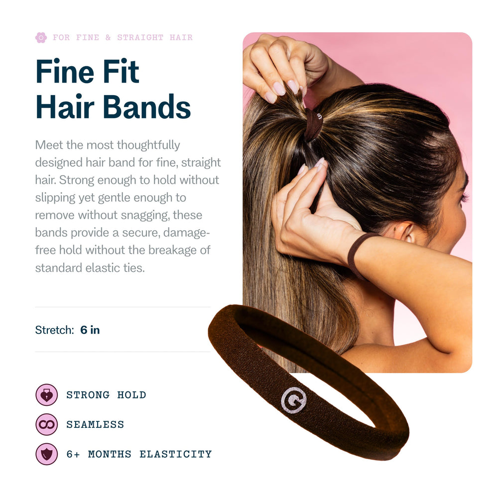 Bandas elásticas para cabello delicado que aseguran trenza sin enganches, GIMME Beauty.