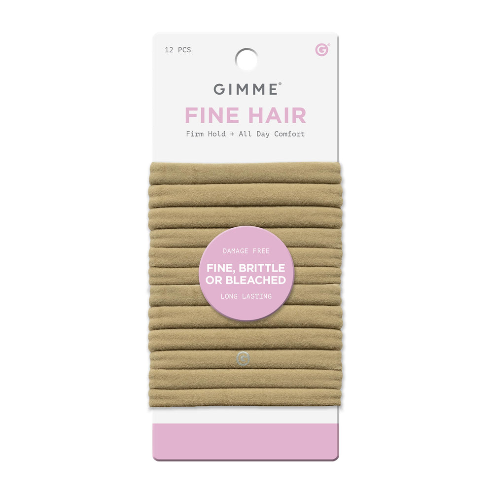 GIMME Beauty Bandas para pelo fino sin dent: agarre suave y sin marcas.