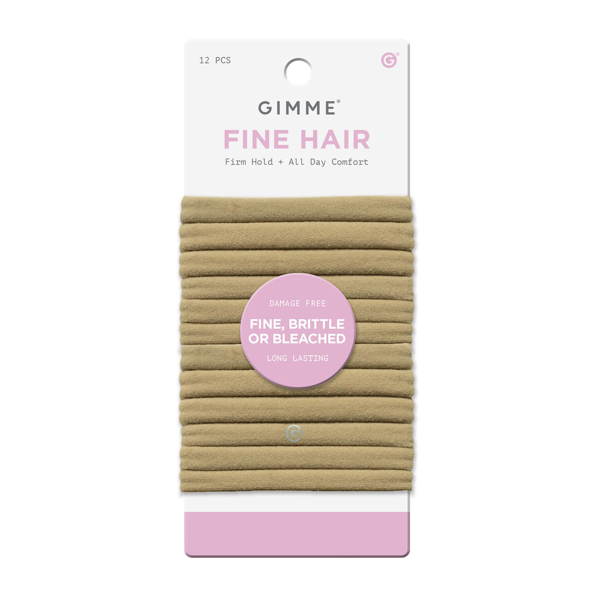 GIMME Beauty Bandas para pelo fino sin dent: agarre suave y sin marcas.