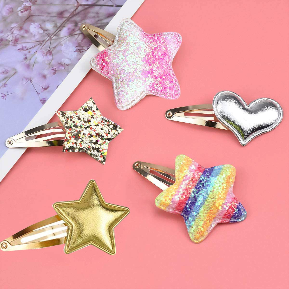 Gingbiss multi-style clip set offers versatile looks for kids.