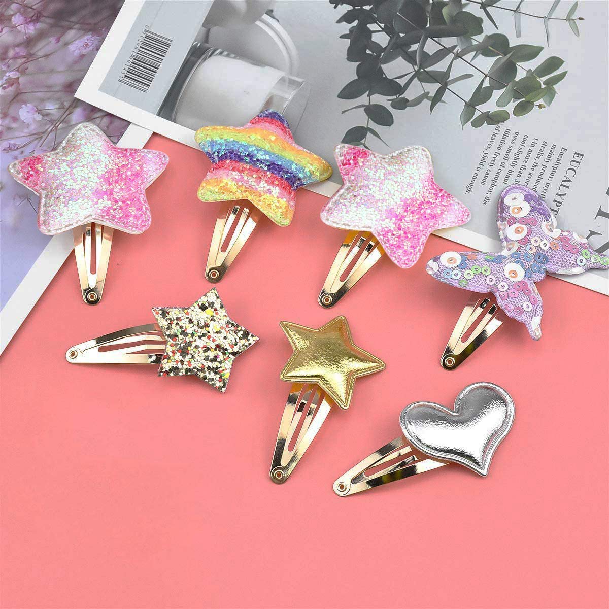 Gingbiss sparkly sequin clip catches light on any hairstyle.