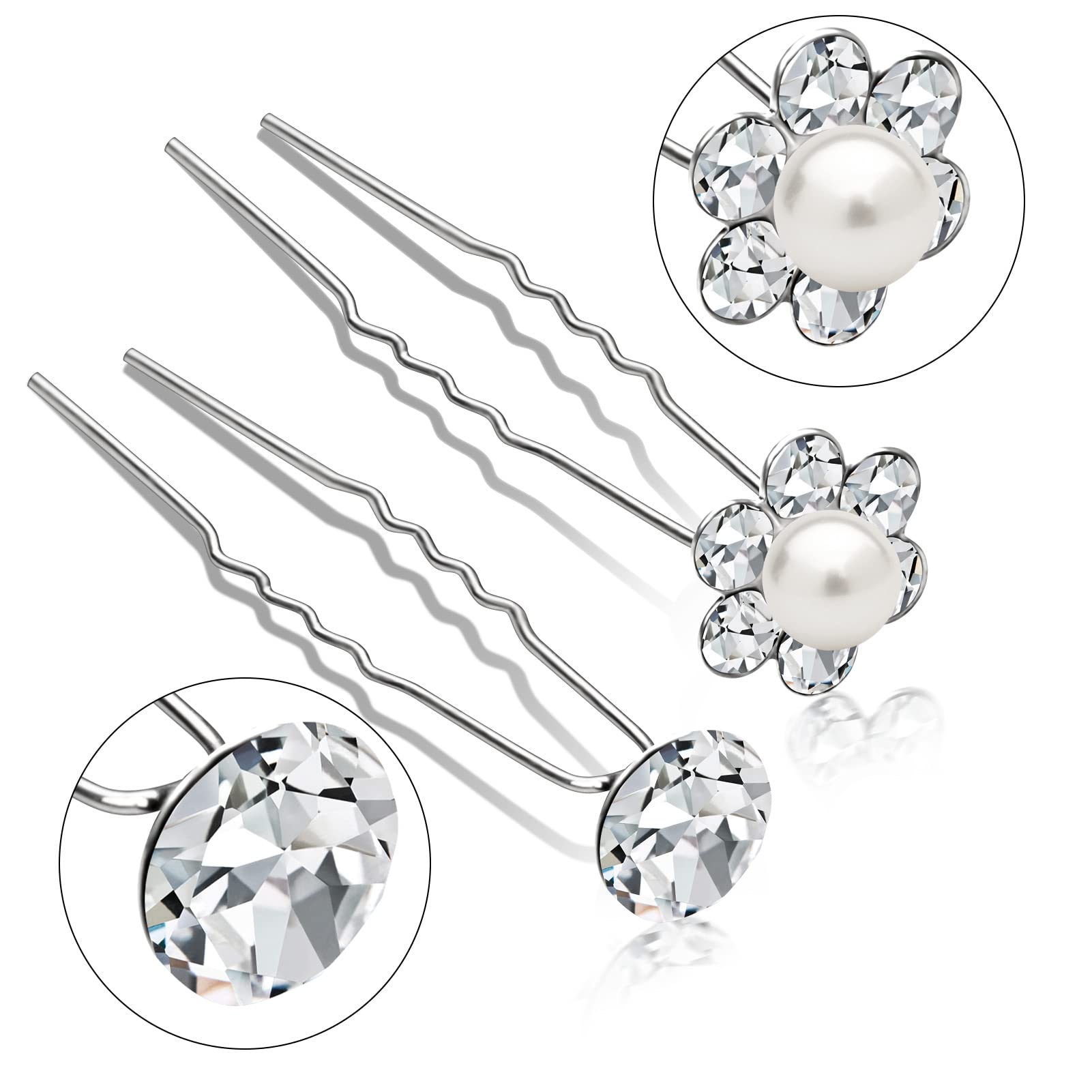 Gingbiss 7-pearl inlay pin brings classic elegance to formal hairstyles