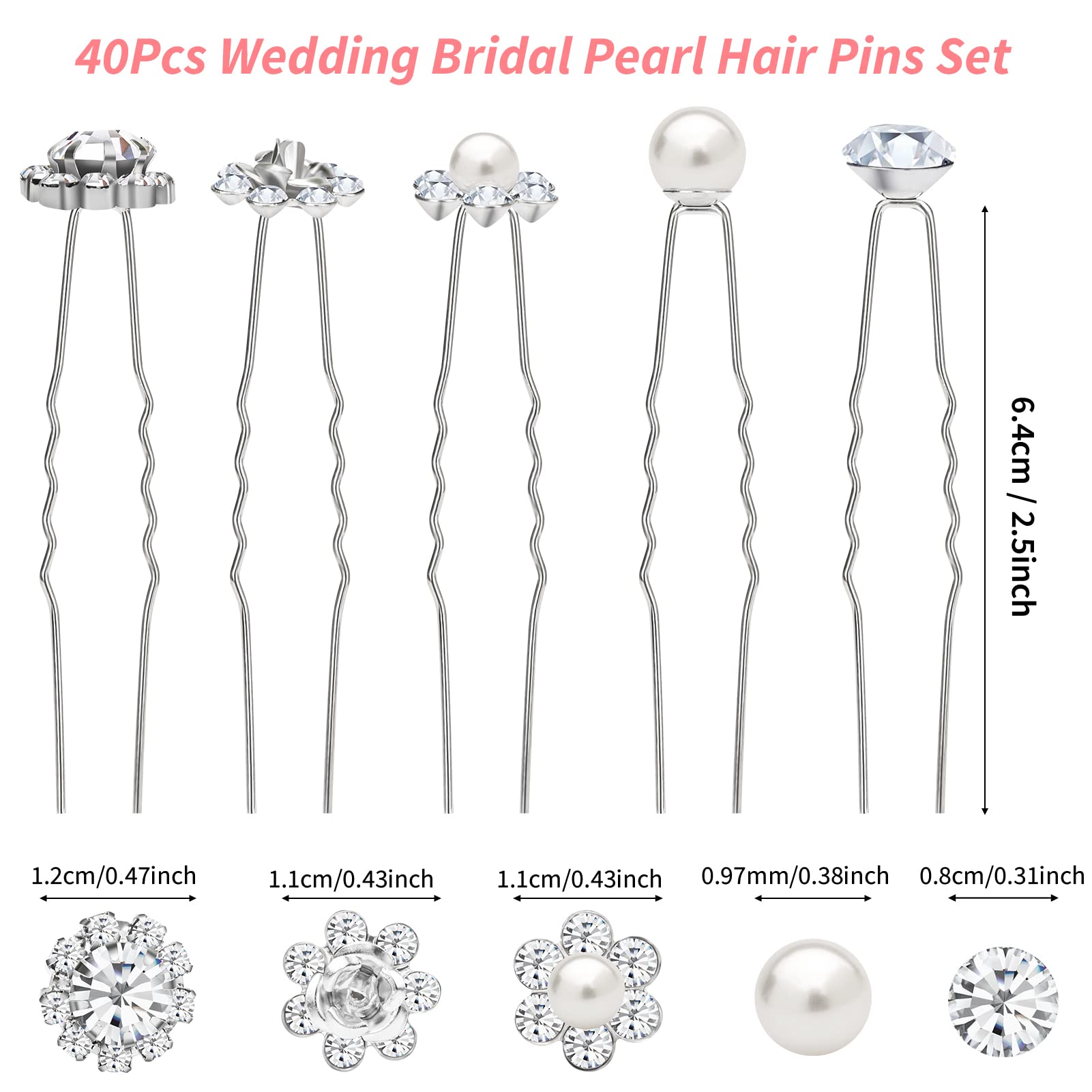 Gingbiss rose-diamond pin enhances romantic wedding hairstyles with subtle shimmer