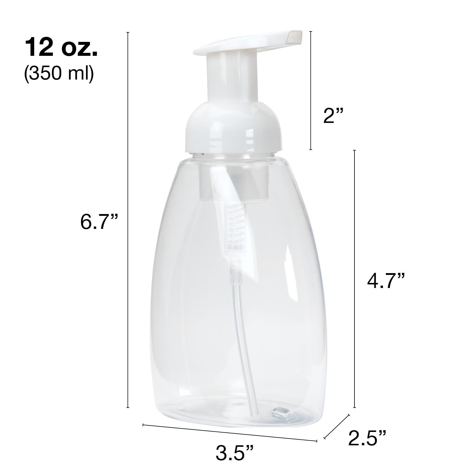 Ginger Lily Farms two-pack 12 oz refillable bottles for eco-friendly refills.