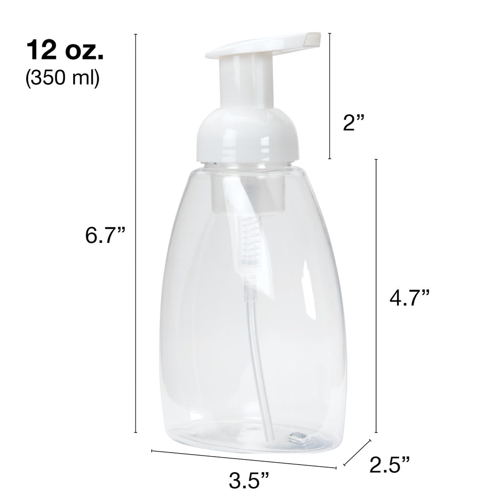 Ginger Lily Farms two-pack 12 oz refillable bottles for eco-friendly refills.