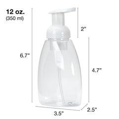 Ginger Lily Farms two-pack 12 oz refillable bottles for eco-friendly refills.