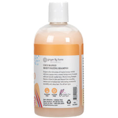Ginger Lily Farms Coco Mango shampoo foam delivers rich lather for smooth, hydrated hair.