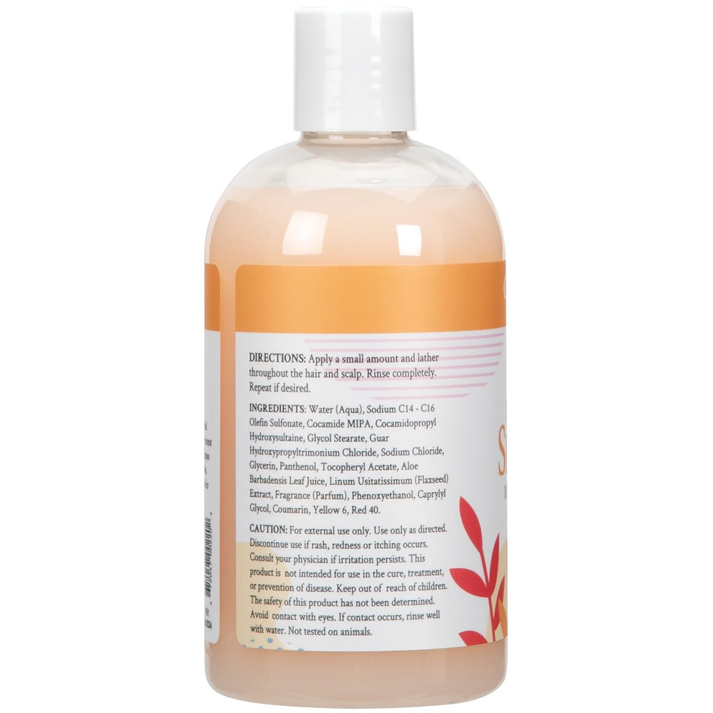 Ginger Lily Farms Coco Mango shampoo hair after wash leaves soft, shiny results.