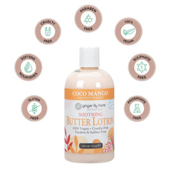 Ginger Lily Farms Botanicals Coco Mango is cruelty-free and vegan, with PETA certification.