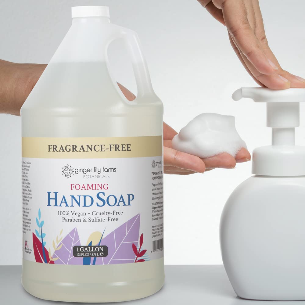 Ginger Lily Farms Botanicals eco packaging emphasizes refill compatibility