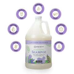 Ginger Lily Farms Botanicals shampoo ingredients blend featuring aloe, flaxseed, and vitamin B5