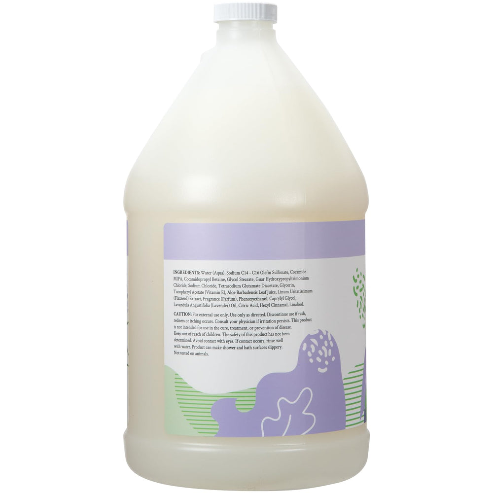 Creamy lather from Ginger Lily Farms Botanicals Nourishing Body Wash for gentle cleansing