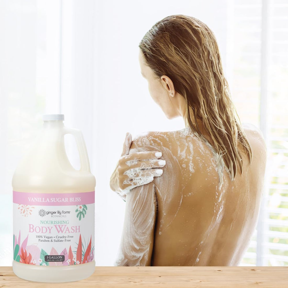Ginger Lily Farms Botanicals spa-like home shower with toxin-free formula.