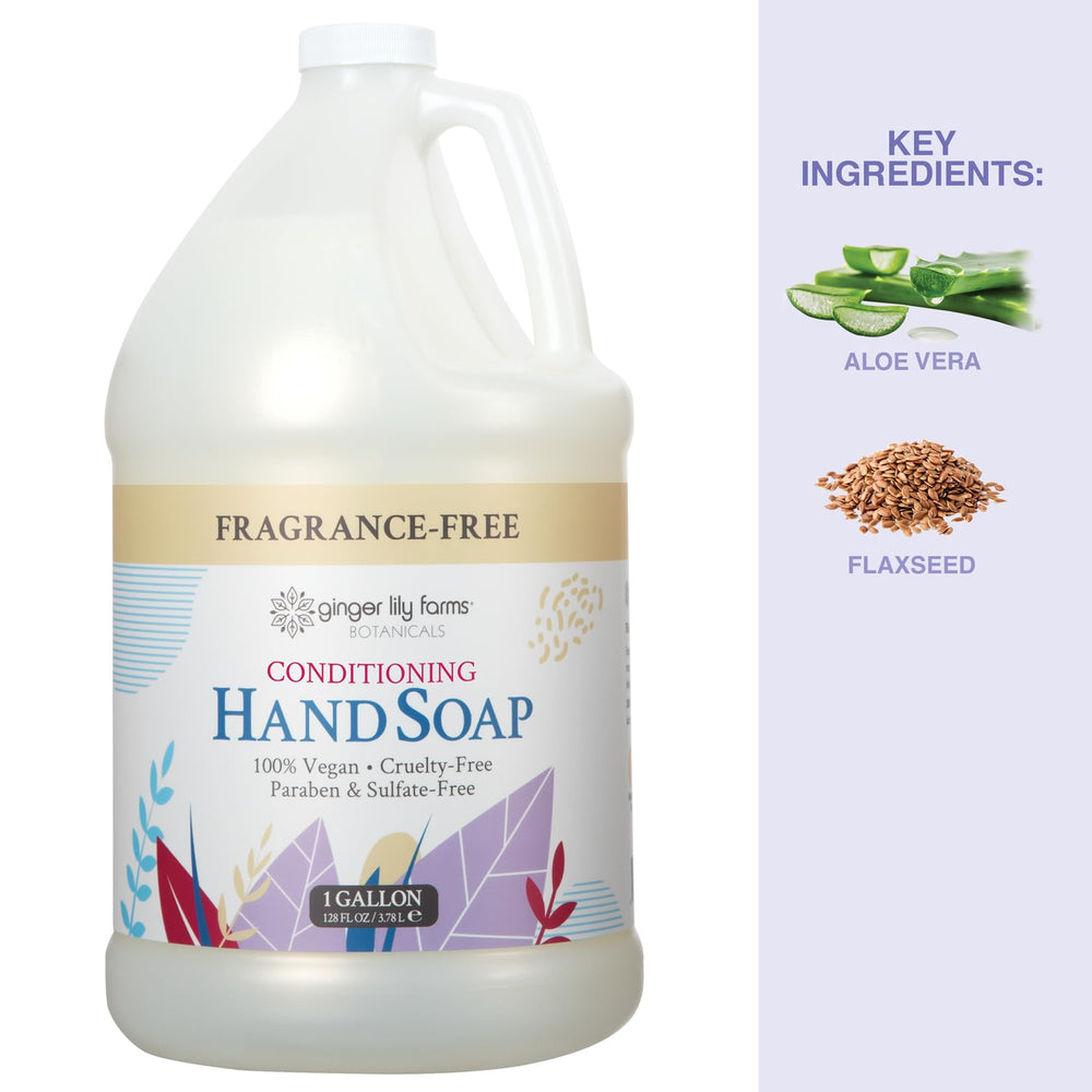 Ginger Lily Farms Botanicals rich-lather close-up during cleansing