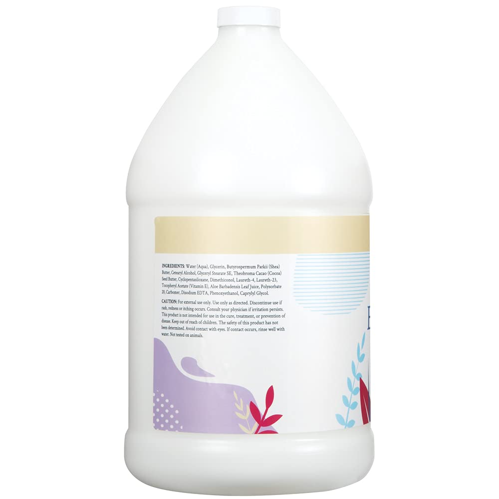 Ginger Lily Farms Botanicals bottle highlighting shea butter and aloe vera blend.