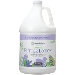 Ginger Lily Farms Botanicals soothing butter lotion bottle pour delivers quick hydration and silky skin