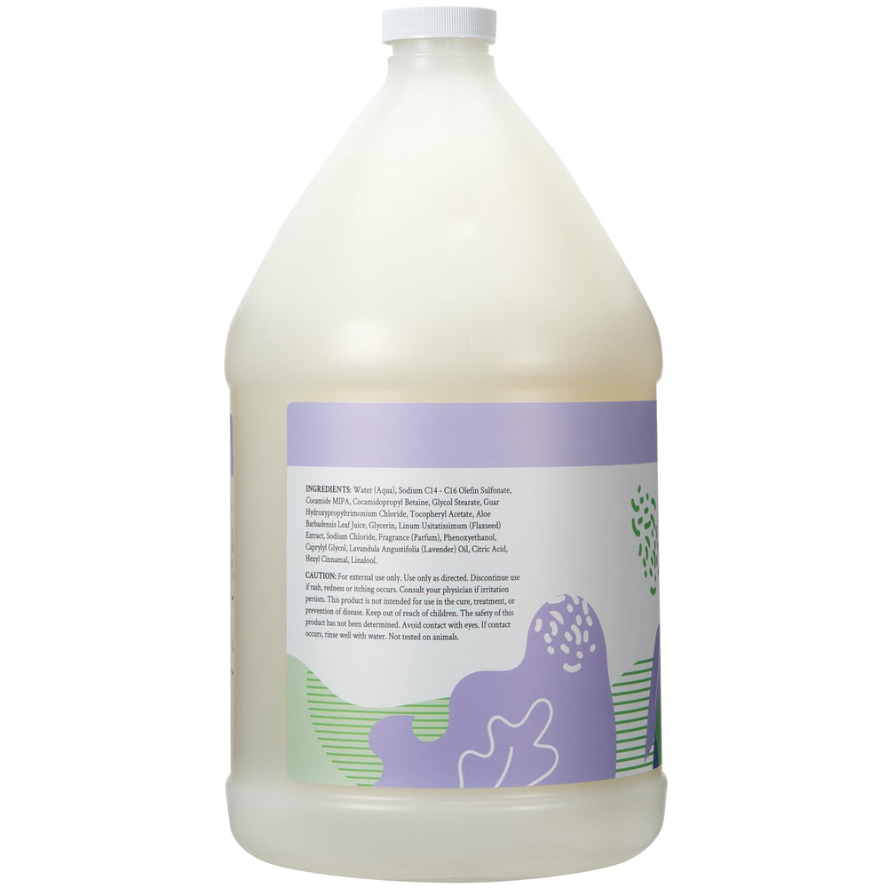 Ginger Lily Farms Botanicals highlights vitamin E and aloe vera for skin hydration.
