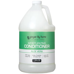 Ginger Lily Farms Club & Fitness conditioner bottle highlighting vegan formula for dry hair