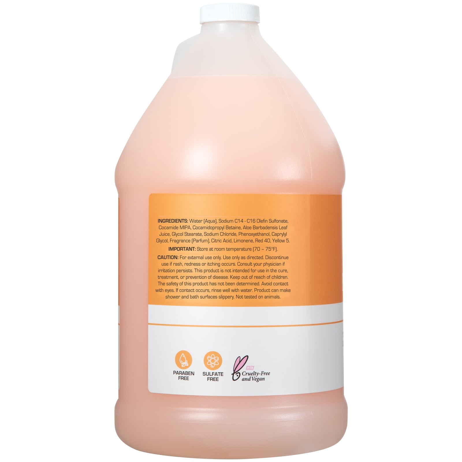 Ginger Lily Farms Club & Fitness creamy lather cleanses gently, leaving skin smooth.
