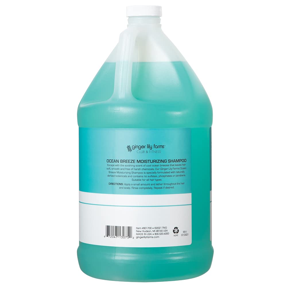 Envase 128oz Ginger Lily Farms Club & Fitness listo para rellenar