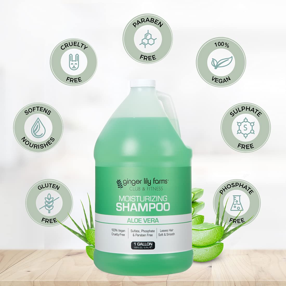 Ginger Lily Farms shampoo creamy lather illustrates luxurious cleansing